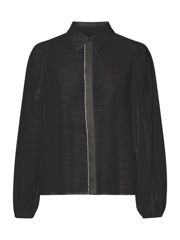 ICHI ICHI Bluza 'RHINES'  crna / srebro
