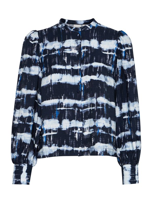 ICHI ICHI Bluza 'VARIEL'  plava / mornarsko plava / svijetloplava / tamo siva