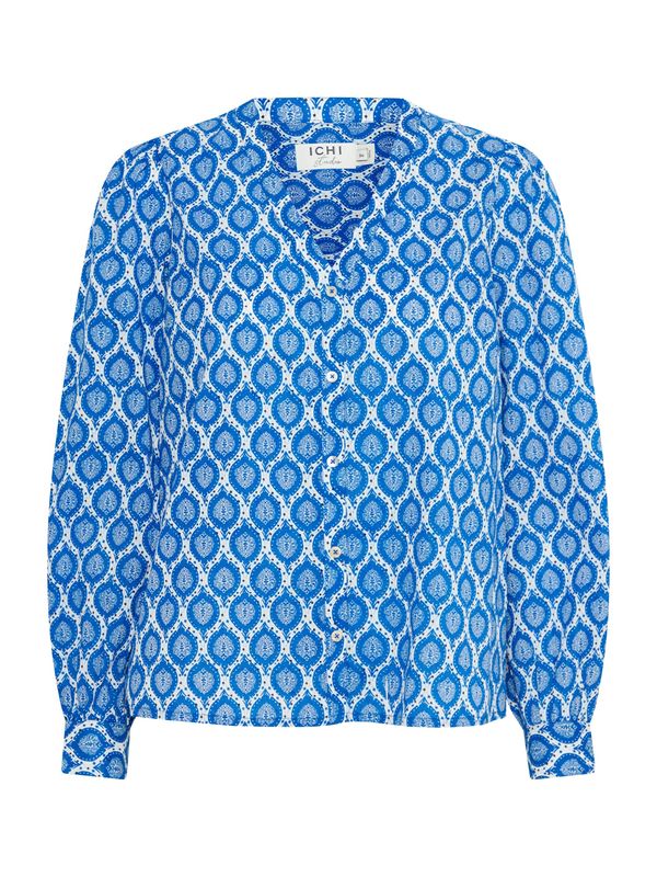ICHI ICHI Bluza 'ZAREEN'  plava / crna / bijela