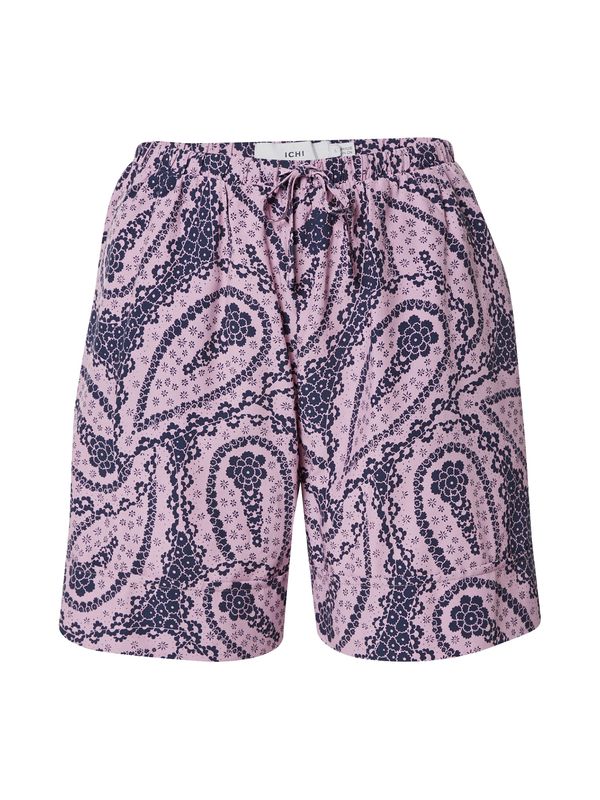 ICHI ICHI Hlače 'HARVA'  morsko plava / lavanda