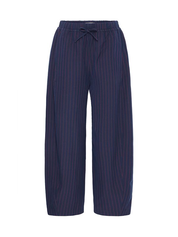 ICHI ICHI Hlače 'IXTRINE'  tamno plava / tamno roza