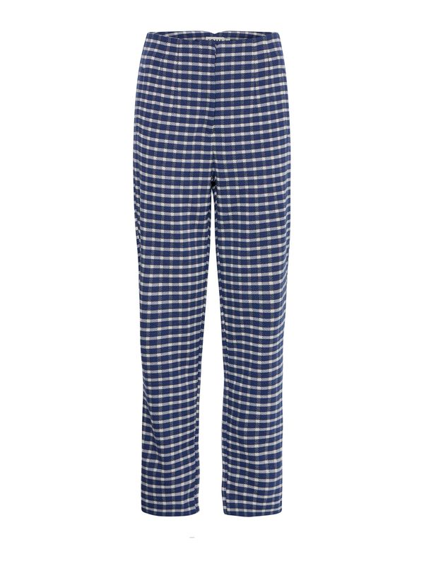 ICHI ICHI Hlače 'KATE'  tamno plava / bijela