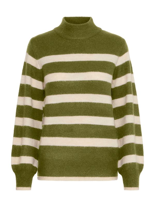 ICHI ICHI Pulover 'EDEEN'  boja pijeska / maslinasta