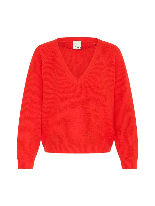 ICHI ICHI Pulover 'IHDASILA'  narančasto crvena