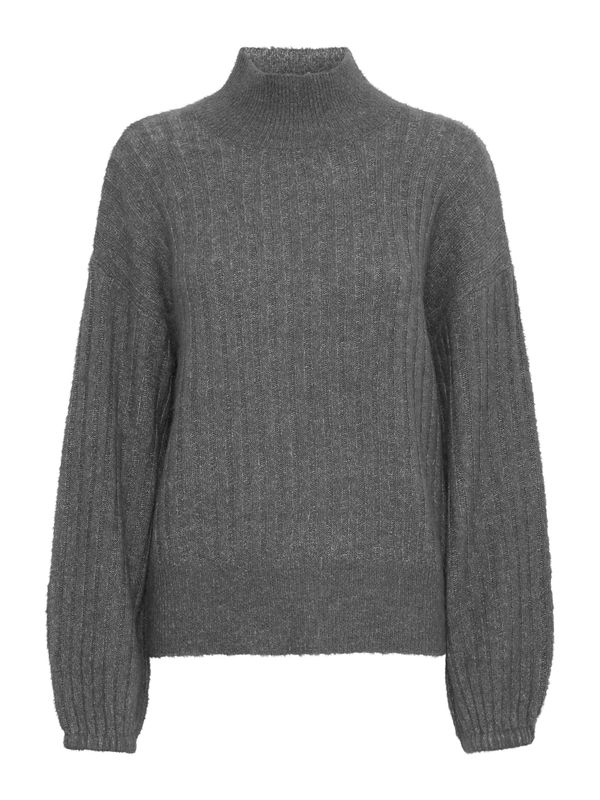 ICHI ICHI Pulover 'KAMARA'  grafit siva