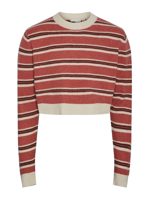 IIQUAL IIQUAL Pulover 'COOKIE'  boja pijeska / crvena / crna