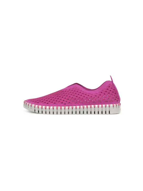 ILSE JACOBSEN ILSE JACOBSEN Slip On tenisice 'Tulip3275'  magenta / bijela