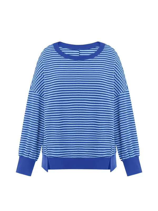 Imily Bela Imily Bela Sweater majica  mornarsko plava / svijetloplava