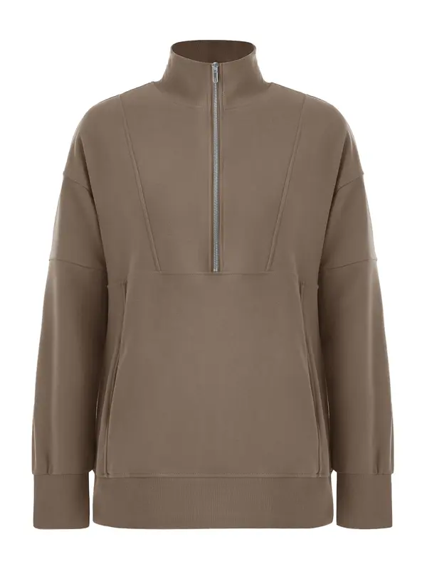 Imily Bela Imily Bela Sweater majica  smeđa