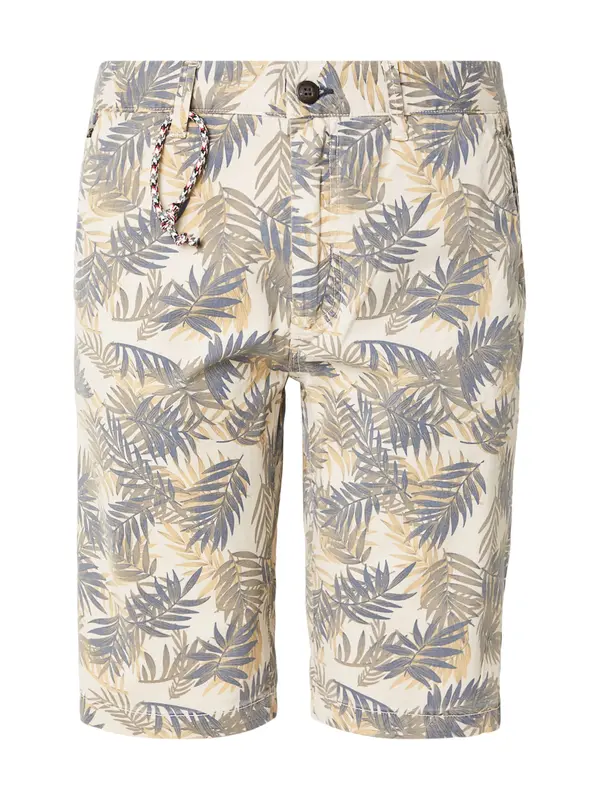 INDICODE JEANS INDICODE JEANS Hlače 'Puffer'  pijesak / crno plava / zelena / kaki