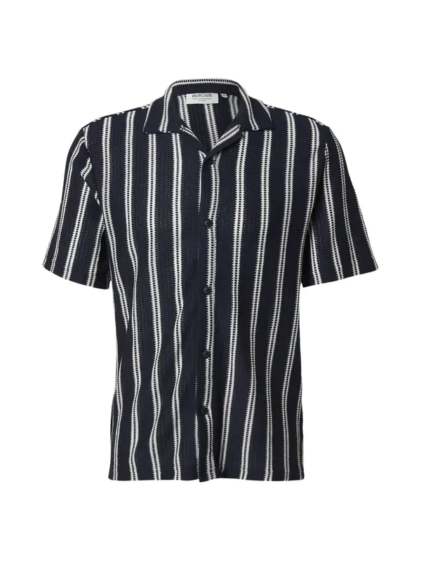 INDICODE JEANS INDICODE JEANS Košulja 'Olly'  mornarsko plava / bijela