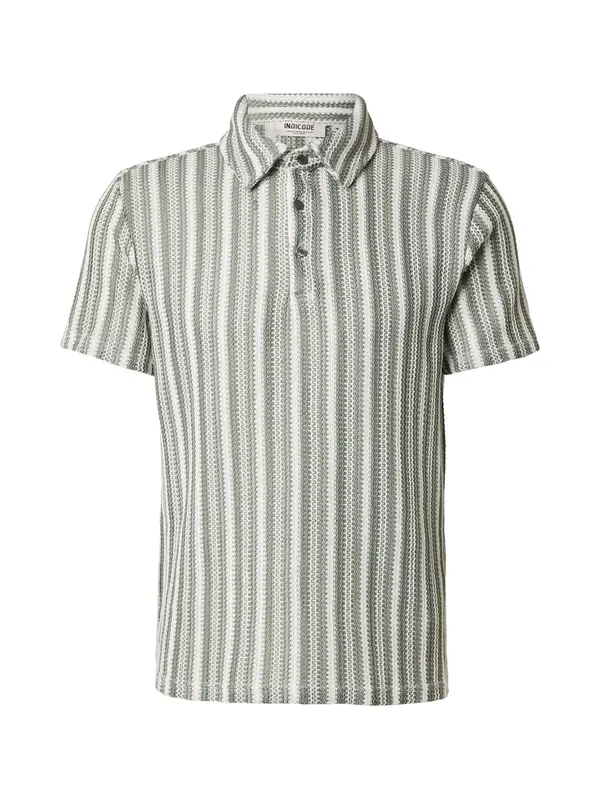 INDICODE JEANS INDICODE JEANS Pulover 'Carnitin'  smaragdno zelena / prljavo bijela