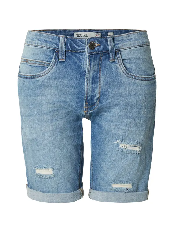 INDICODE JEANS INDICODE JEANS Traperice 'INKaden Holes'  plavi traper