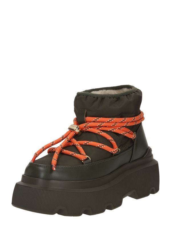 INUIKII INUIKII Čizme za snijeg 'ENDURANCE'  kraljevski zelena / neonsko narančasta