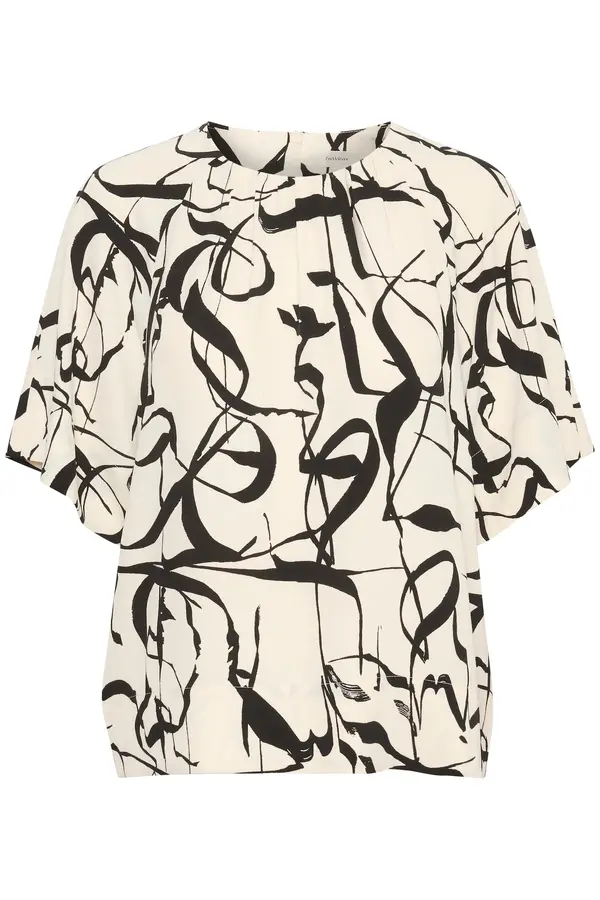 InWear InWear Bluza  crna / bijela