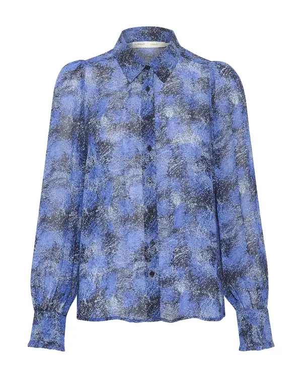 InWear InWear Bluza 'Davila'  azur / tamno plava / bijela