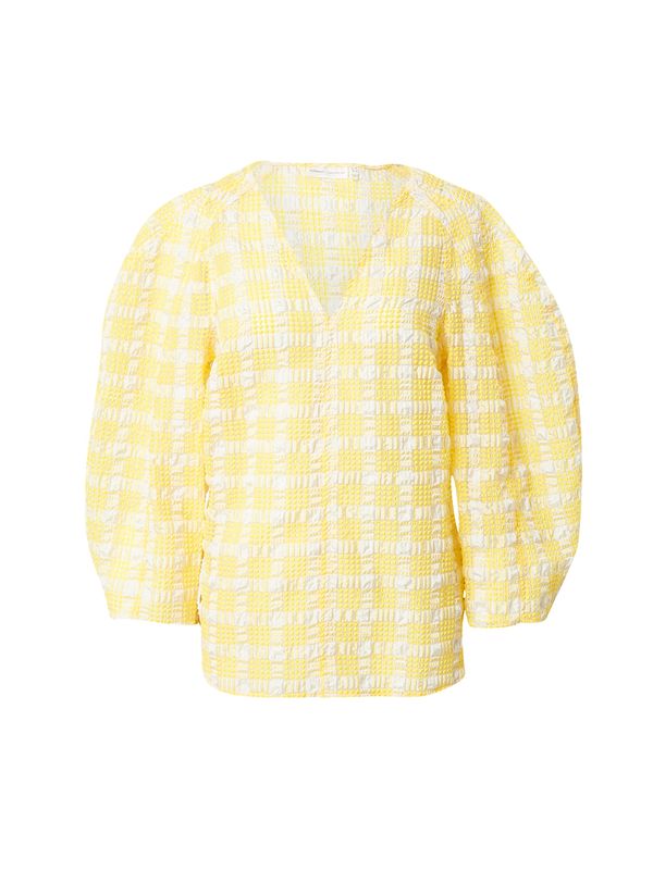 InWear InWear Bluza 'Malva'  žuta / bijela