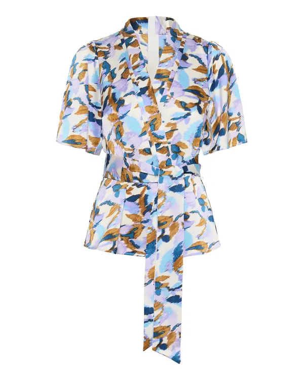 InWear InWear Bluza 'SendraIW'  plava / svijetloplava / lila / bijela