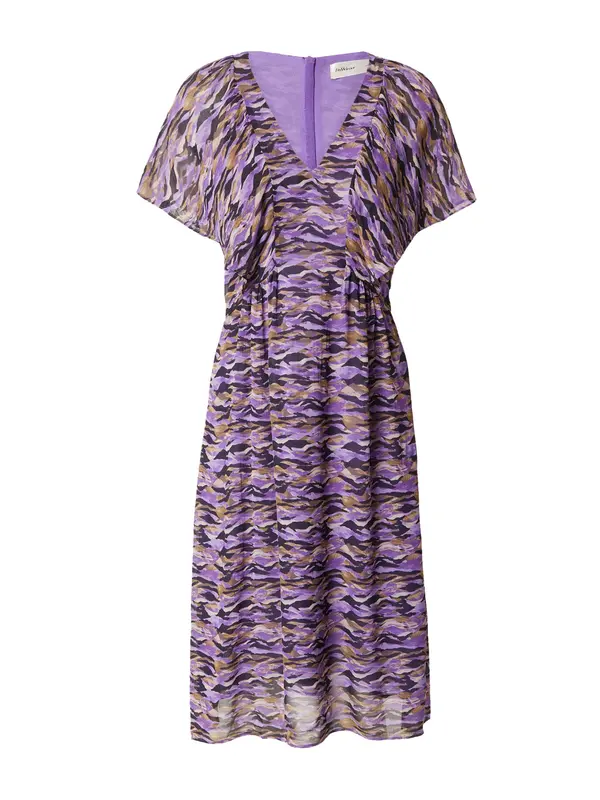 InWear InWear Haljina 'Elra'  smeđa / lila / svijetloljubičasta / crna