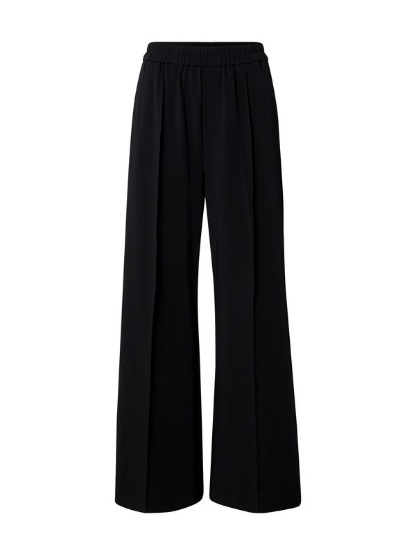 InWear InWear Hlače s naborima 'Kami'  crna