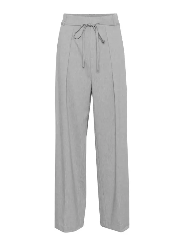 InWear InWear Hlače s naborima 'YanIW'  siva melange