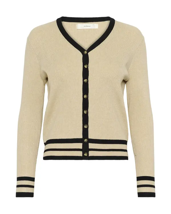 InWear InWear Kardigan 'Leenah'  bež / crna