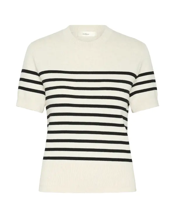 InWear InWear Pulover 'Wallis'  crna / bijela