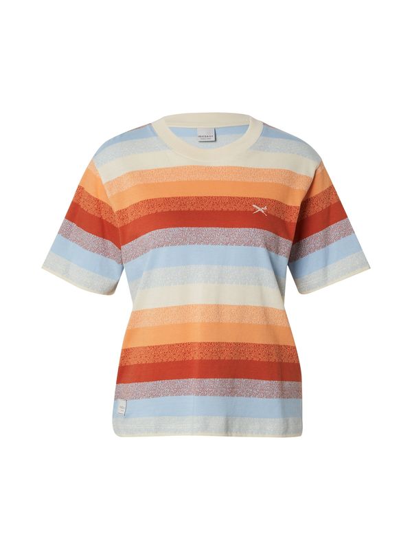 Iriedaily Iriedaily Majica  boja slonovače / svijetloplava / svijetlonarančasta / narančasto crvena