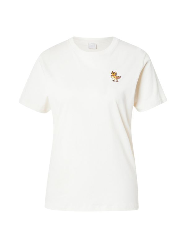 Iriedaily Iriedaily Majica 'Catduck'  žuta / zlatna / svijetloroza / bijela