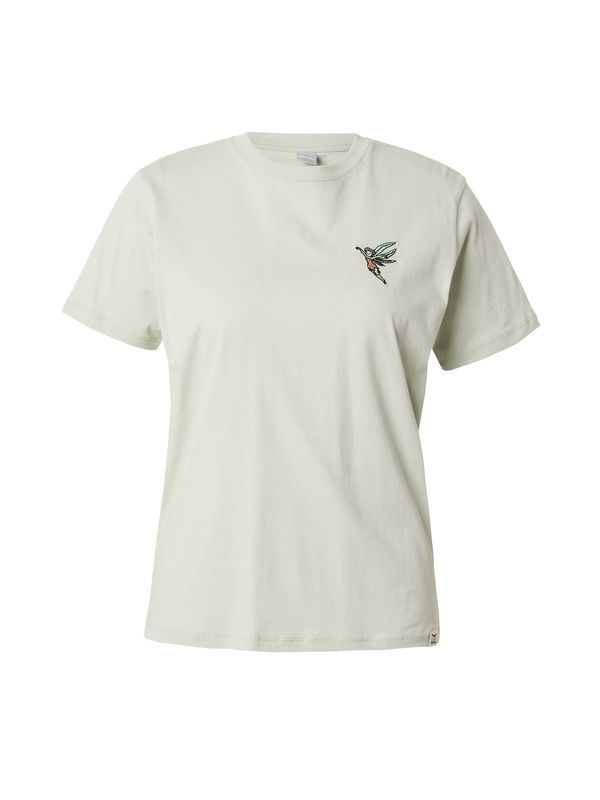 Iriedaily Iriedaily Majica 'Hazebell'  pastelno zelena / roza / crna