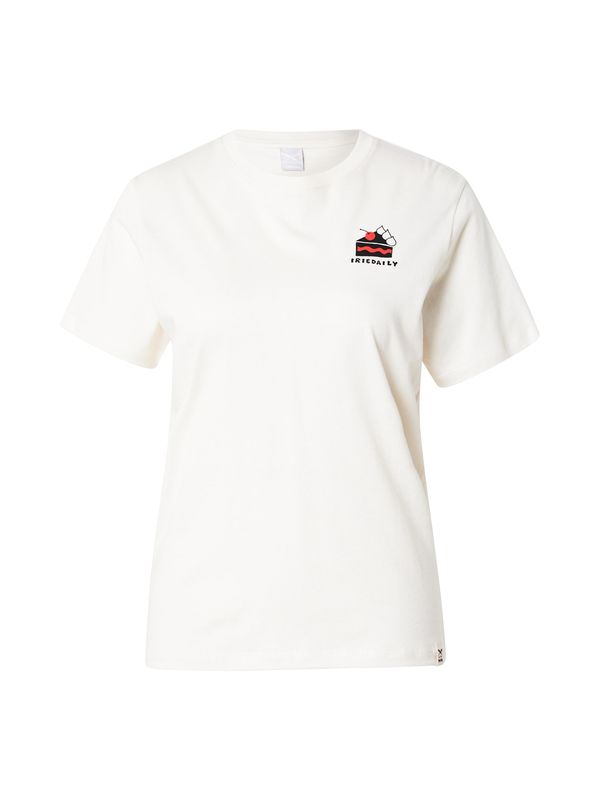 Iriedaily Iriedaily Majica 'Yoga Club'  crvena / crna / bijela