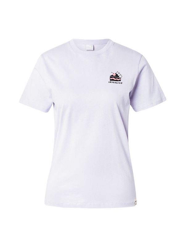 Iriedaily Iriedaily Majica 'Yoga Club'  pastelno ljubičasta / svijetloroza / crna