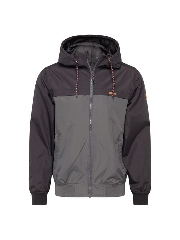 Iriedaily Iriedaily Prijelazna jakna 'Achterdeck'  tamo siva / crna