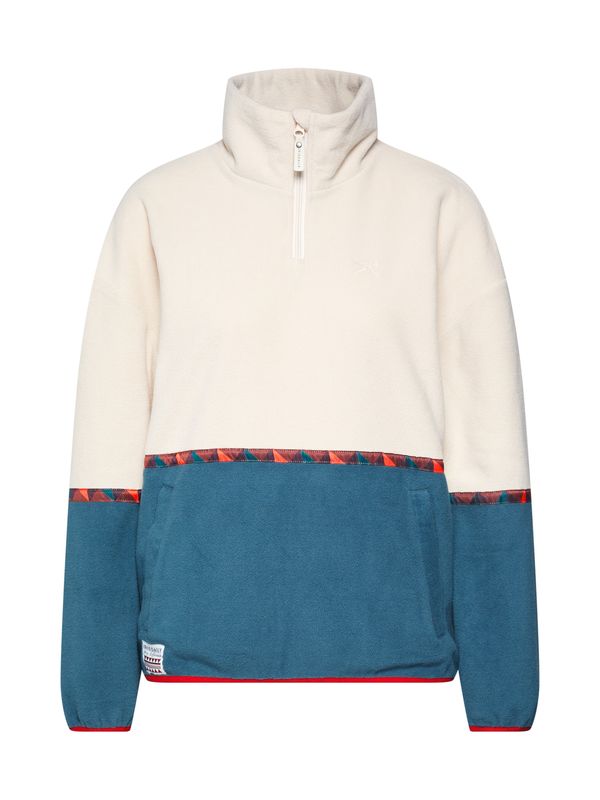 Iriedaily Iriedaily Pulover 'Holina'  petrol / crvena / prljavo bijela