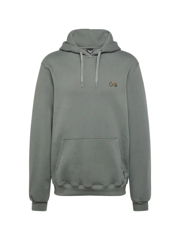 Iriedaily Iriedaily Sweater majica 'Peaceride'  pijesak / tamno zelena / crna