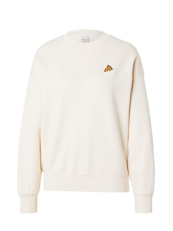 Iriedaily Iriedaily Sweater majica 'Pizza Love'  bijela