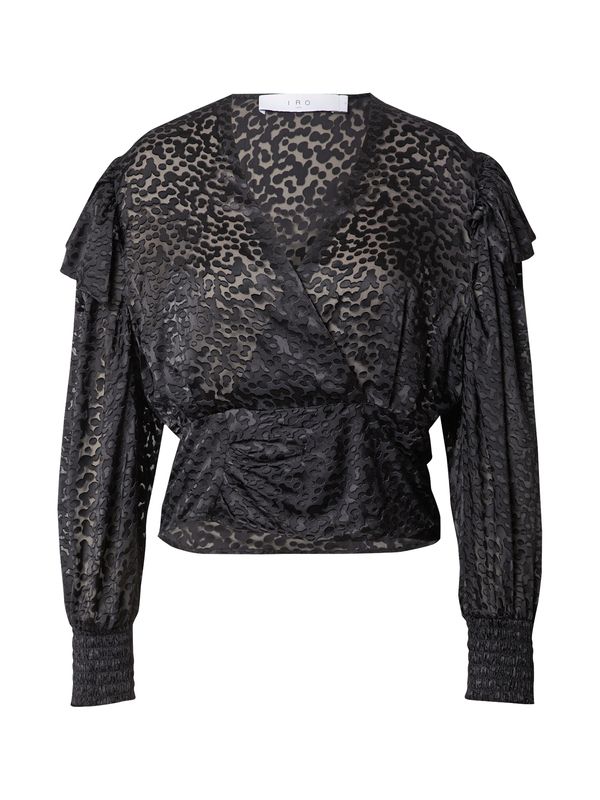 IRO IRO Bluza 'LINDIA'  crna / prozirna