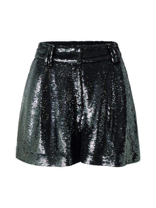 IRO IRO Hlače s naborima  antracit siva