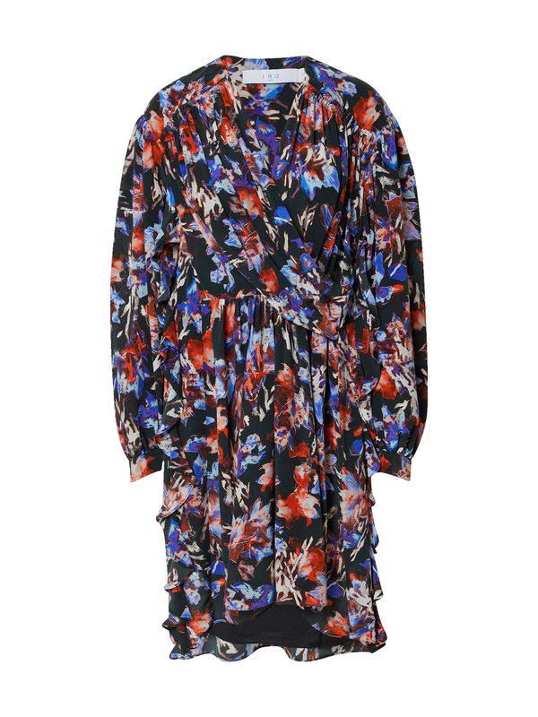 IRO IRO Ljetna haljina  plava / tamno ljubičasta / tamno narančasta / crna