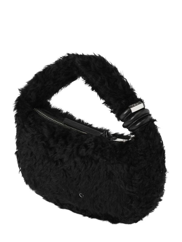 IRO IRO Ručna torbica 'NOUE'  crna / srebro