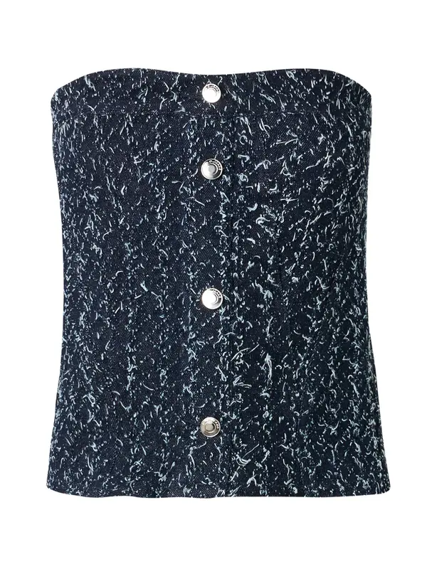 IRO IRO Top 'VANNY'  plavi traper / tamno plava