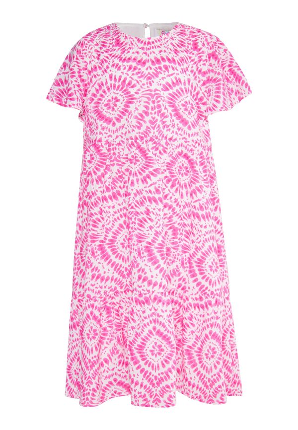 IZIA IZIA Haljina  ružičasto crvena / svijetloroza / bijela