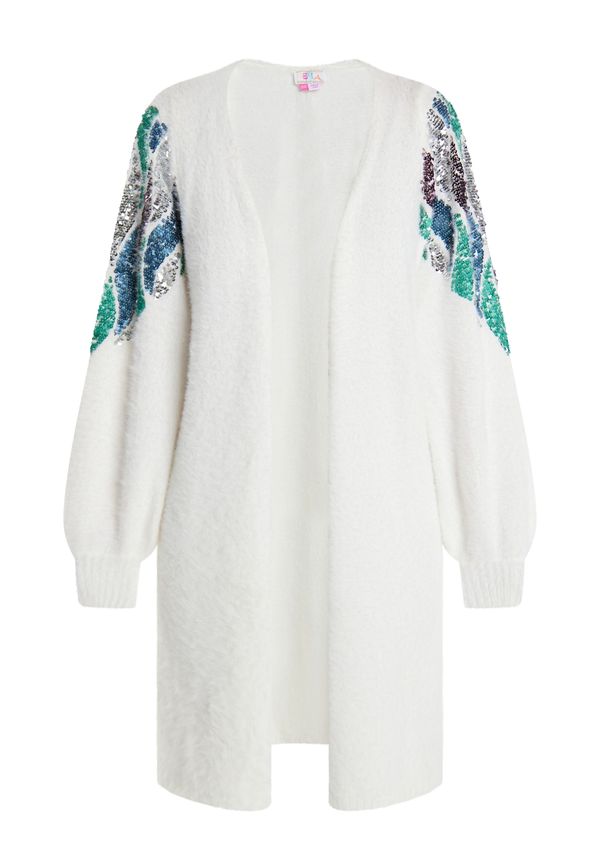 IZIA IZIA Kardigan  plava / crna / srebro / bijela