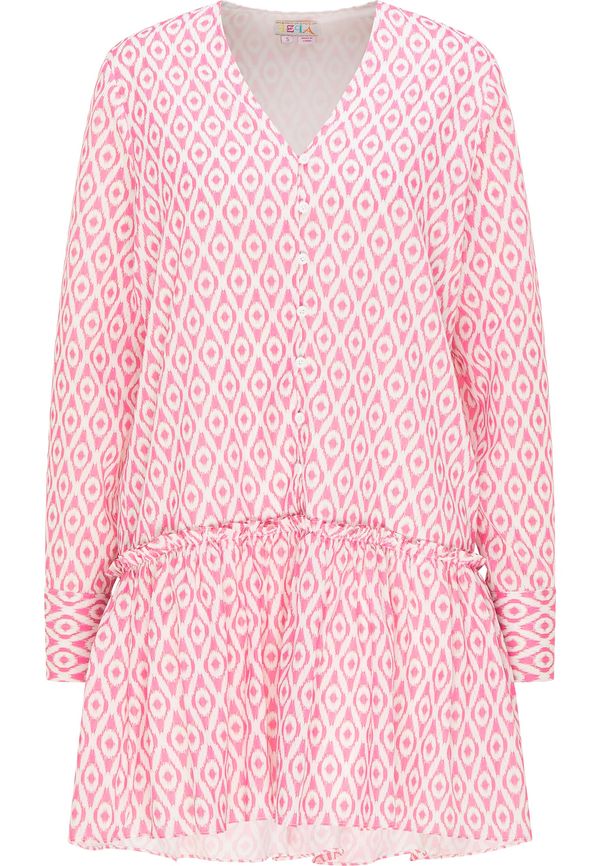 IZIA IZIA Košulja haljina  roza / bijela
