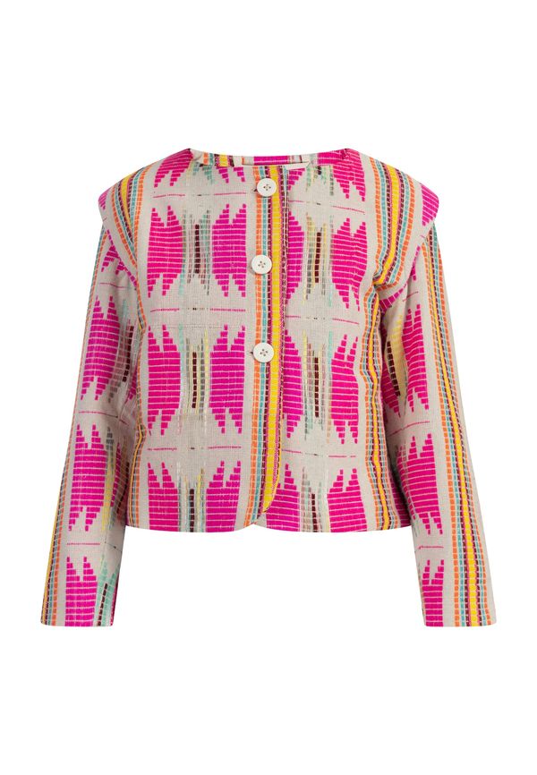 IZIA IZIA Prijelazna jakna  senf / siva / zelena / roza