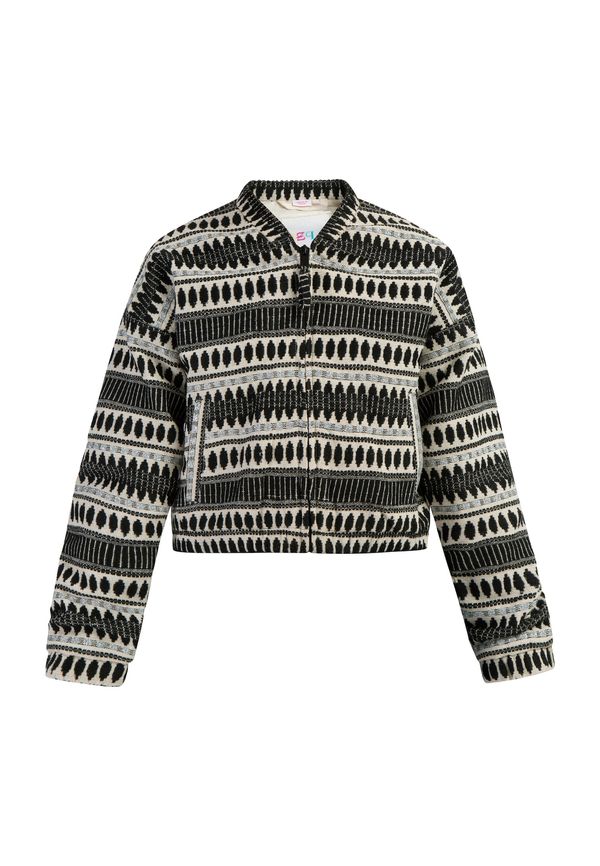 IZIA IZIA Prijelazna jakna  sivkasto bež / crna / srebro