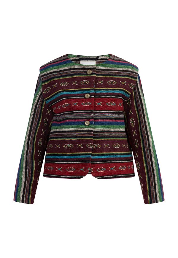 IZIA IZIA Prijelazna jakna  smeđa / zelena / crvena / crna