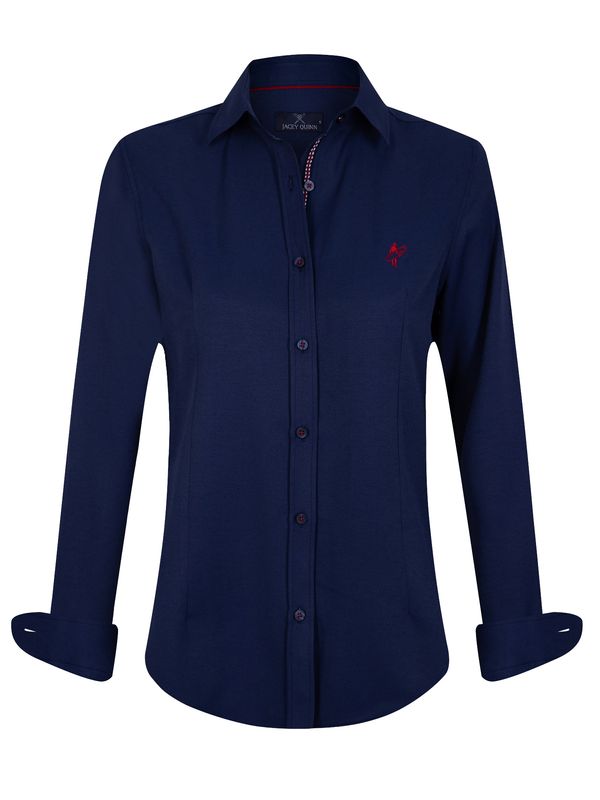 Jacey Quinn Jacey Quinn Bluza  mornarsko plava / rubin crvena