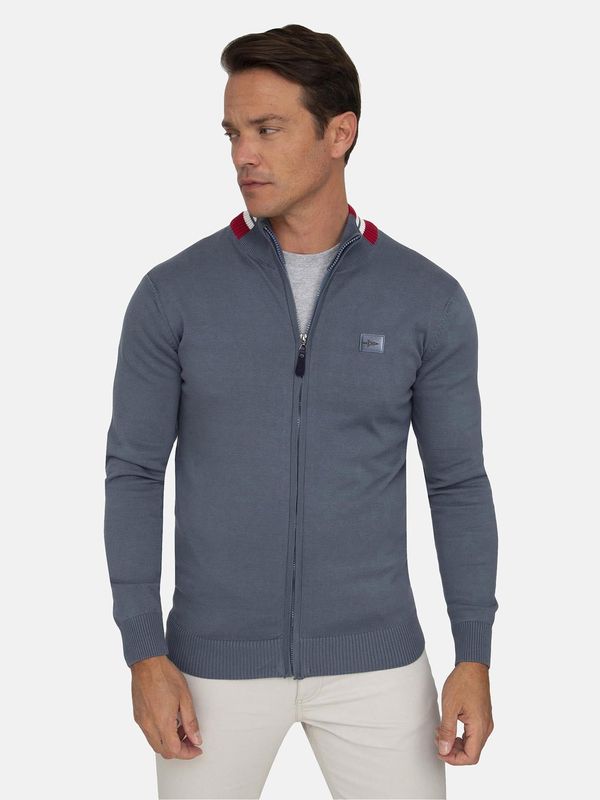 Jacey Quinn Jacey Quinn Kardigan  bazalt siva / crvena / bijela