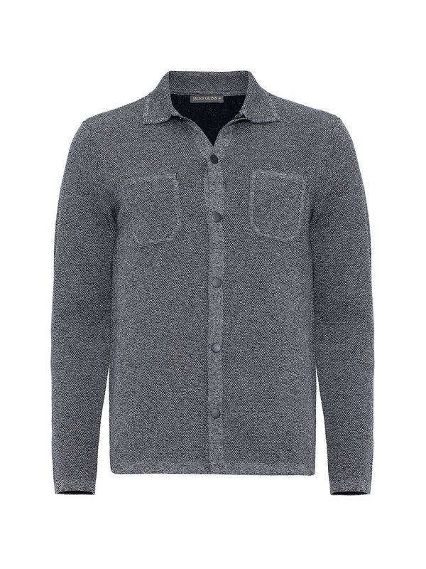 Jacey Quinn Jacey Quinn Kardigan 'Erick'  mornarsko plava / siva melange